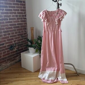 Pink 70s Dress